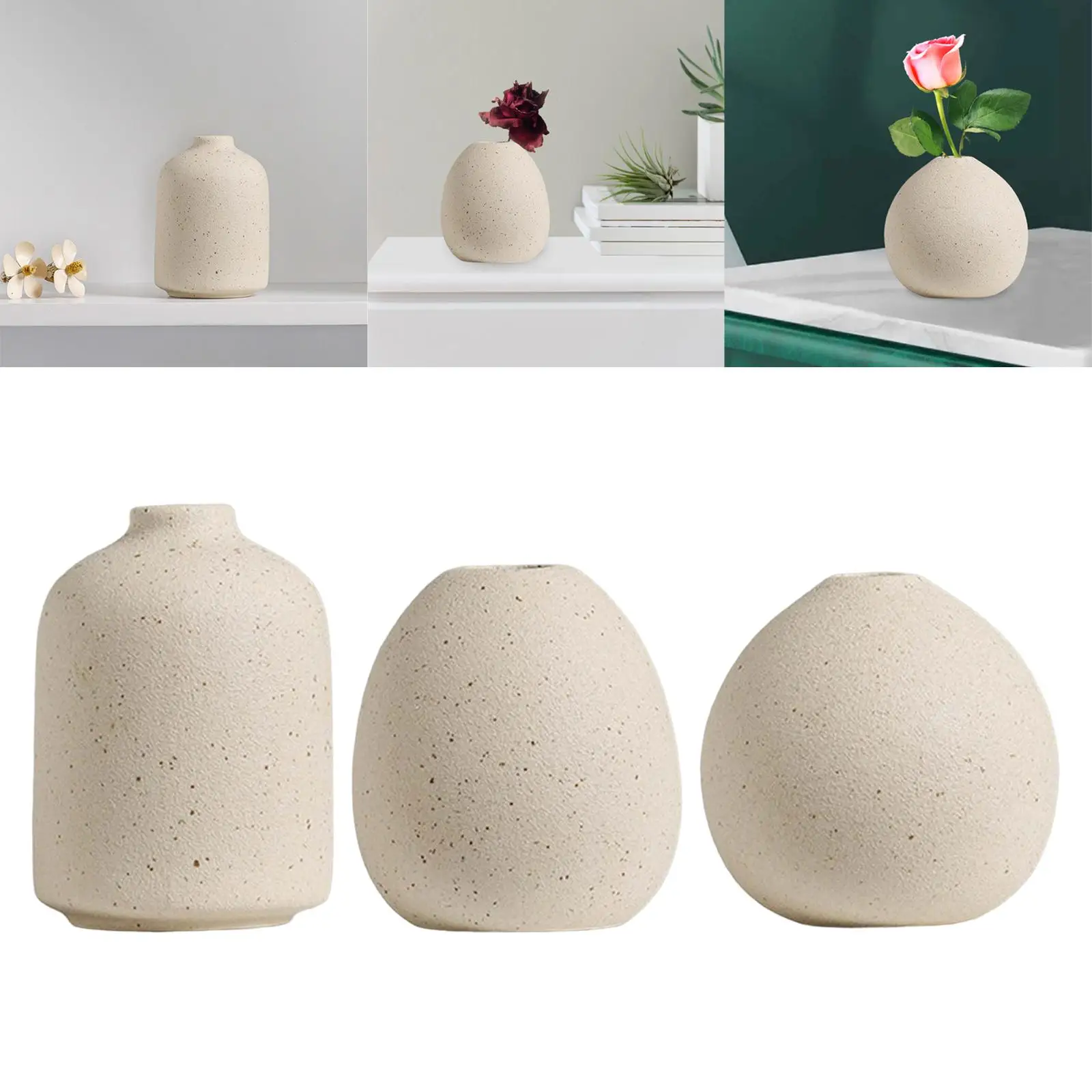 Nordic Vases Decorative Tabletop Vases Arrangement Ceramic Vase for Mantelpiece - Image 4