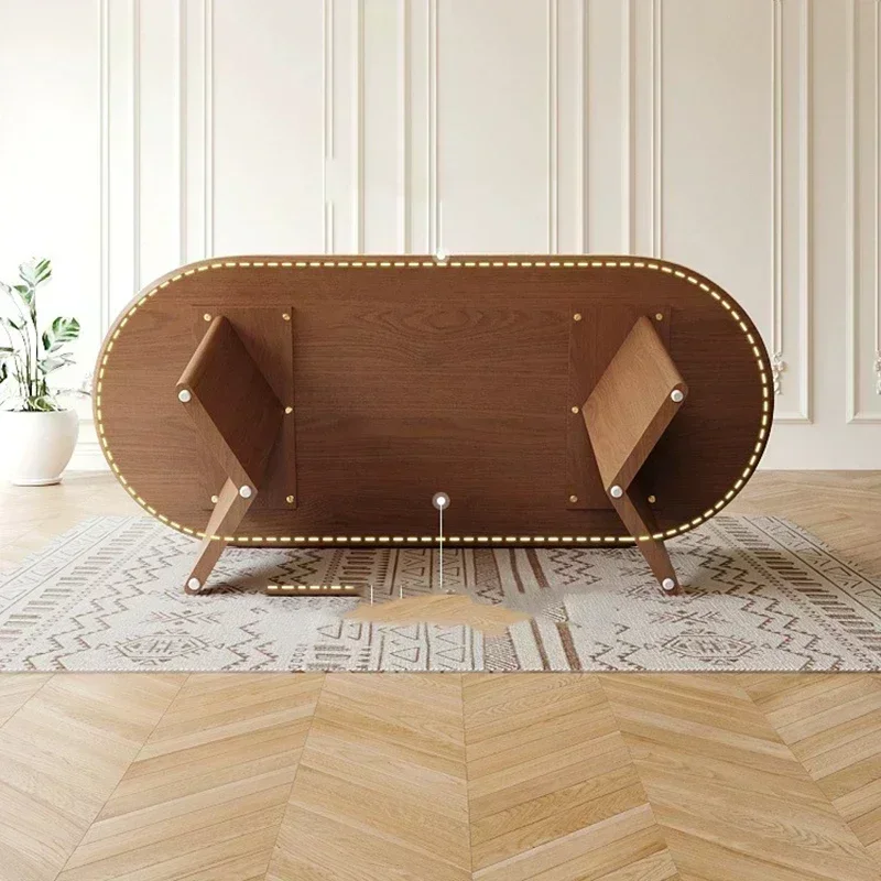 Multifunction Home Furniture Kitchen Table Reception Tables Dining Room Luxury Chairs Mesa Plegables Ceramic Extendable Round - Image 4