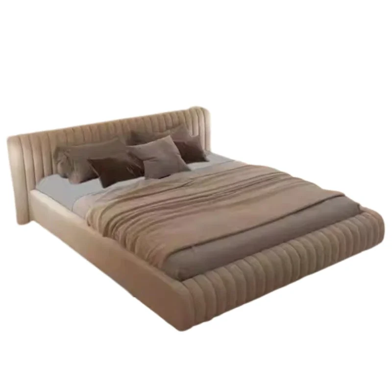 Apartment Nordic Bed Minimalist Modern Aesthetics Light Luxury Cheap Bed Frame Fashionable Wedding Cama De Casal Home Furniture - Image 6